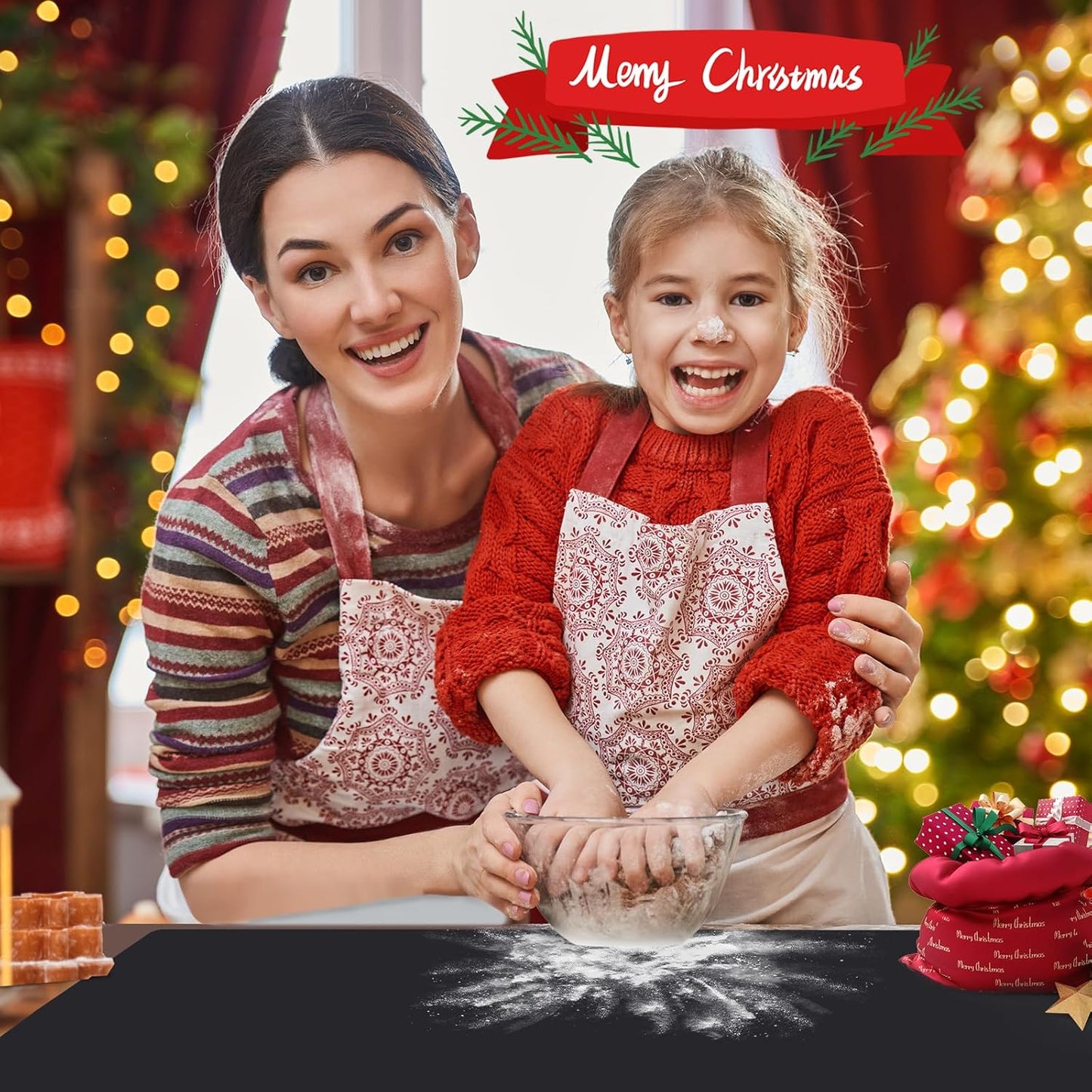 Warome Silicone Mat,36"x 23.6" Heat Resistant Mats for Countertop Protector,Nonstick Silicone Craft Mat/Placemats,Washable Silicone Mats for Kitchen Counter,No Creases Counter Mat-Black