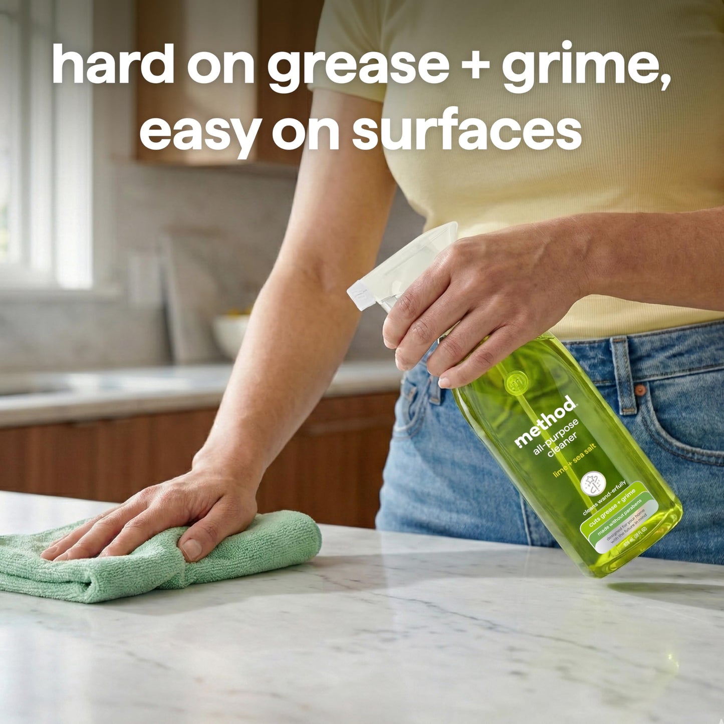 method All-Purpose Cleaner Spray, Lime + Sea Salt, 28 fl oz