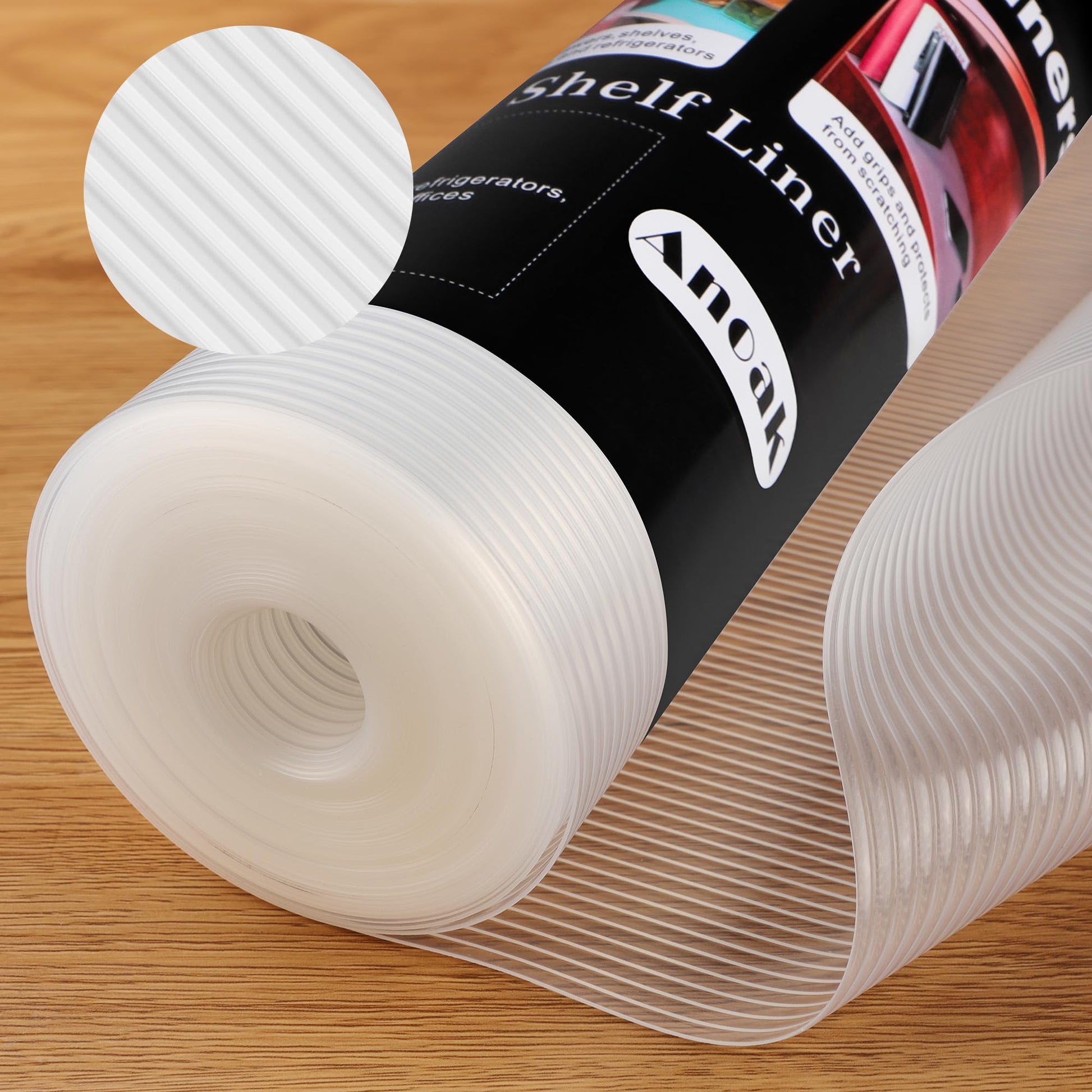 Anoak Shelf Liner Cabinet Liner Non-Slip Drawer Liner 12 in x 20 FT(240 in)