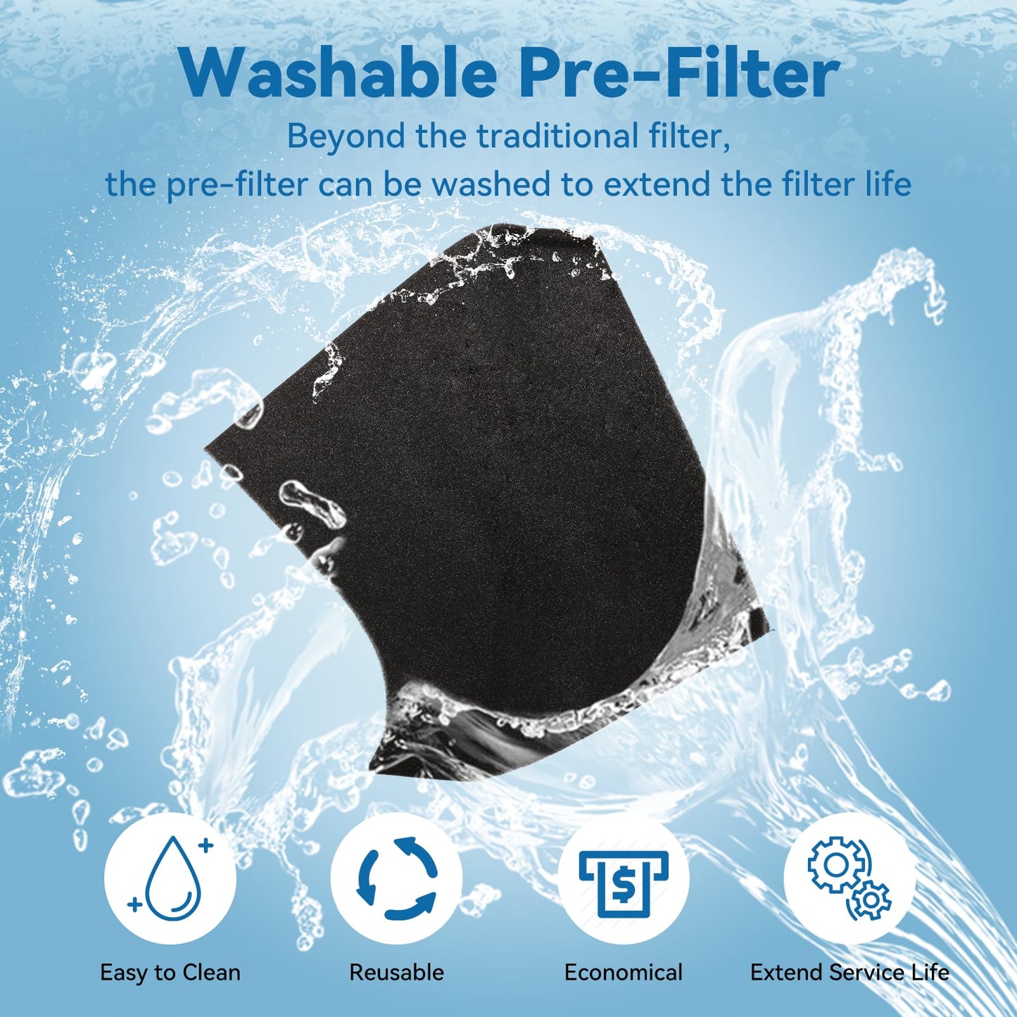 Air Purifiers for Home Large Room Up to 2000 Ft² with Washable Filters, AIUZLK H13 HEPA