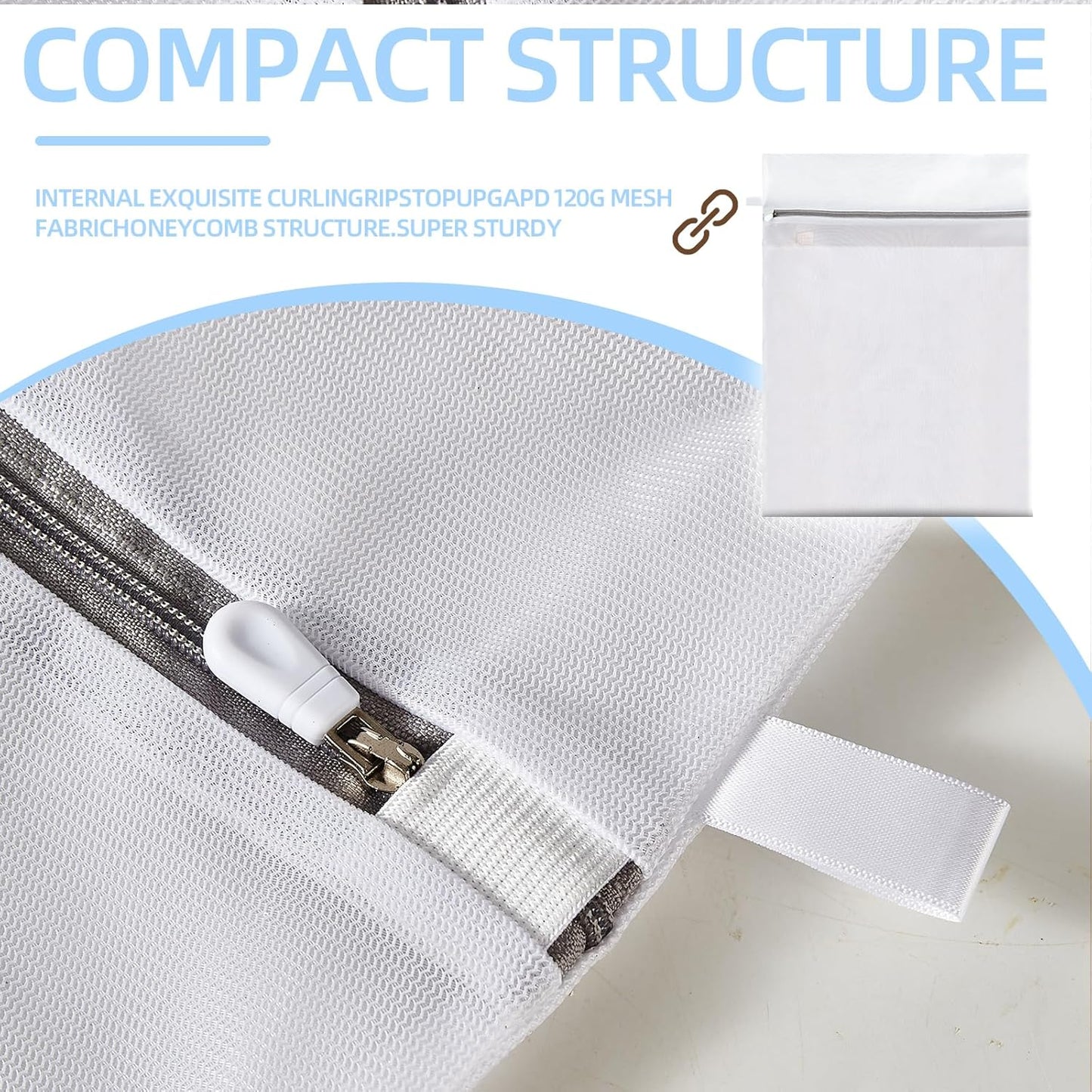 Mesh Laundry Bags, Mesh Wash Bags, Durable Mesh Structure with Strong Zipper, Suitable for Underwear, Delicate Clothes, Pants, Shoes, Socks Washing (Small Fine Mesh, X-Large 24 * 24in*4pcs)