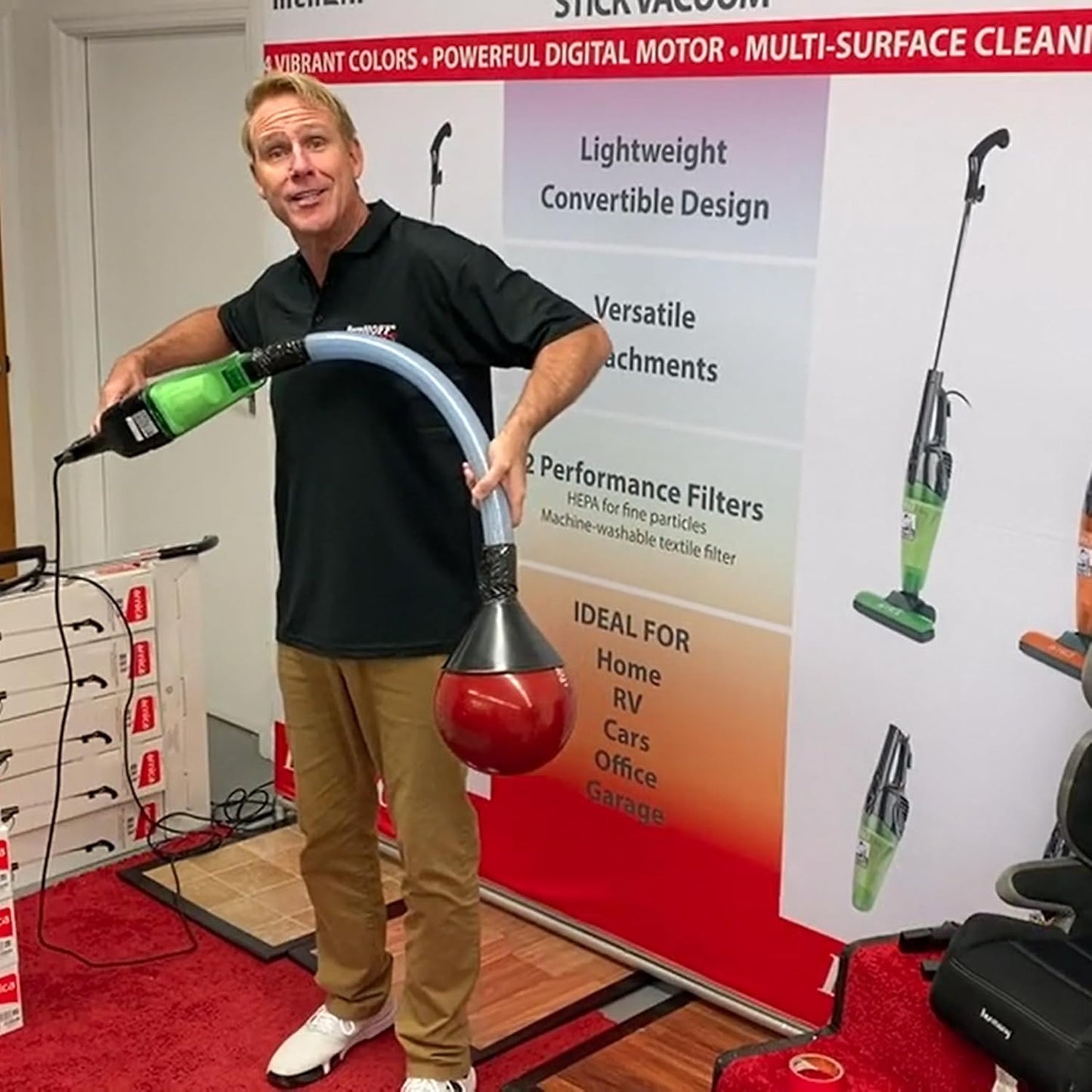 Berghoff Merlin All-in-ONE Corded Vacuum Cleaner with Tools Blue