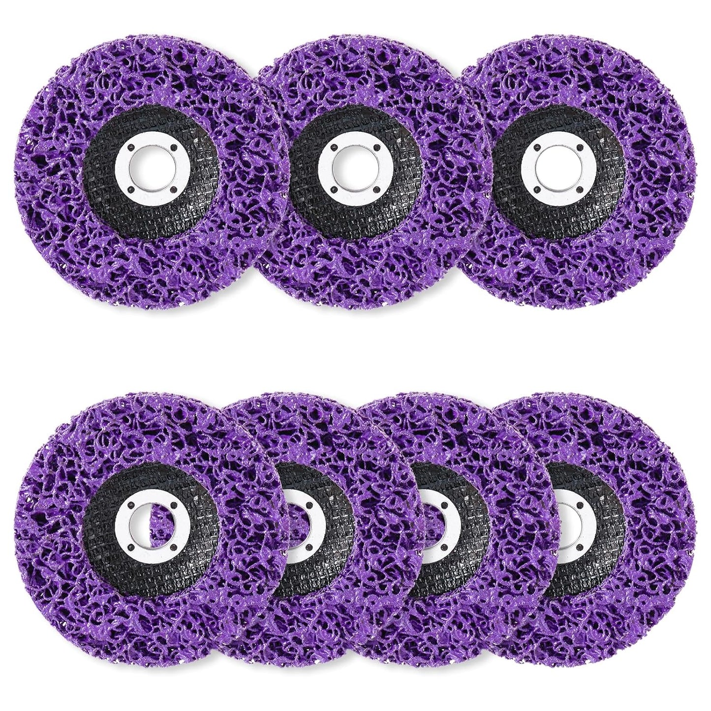 7 Pack Paint Eater Strip Disc Angle Grinder Rust Removal Disc Paint Stripper for Metal Paint Stripper Tool Rust Remover Angle Grinder Attachments Abrasive Wheels & Discs (4" x 5/8")