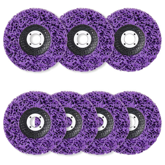 7 Pack Paint Eater Strip Disc Angle Grinder Rust Removal Disc Paint Stripper for Metal Paint Stripper Tool Rust Remover Angle Grinder Attachments Abrasive Wheels & Discs (4" x 5/8")