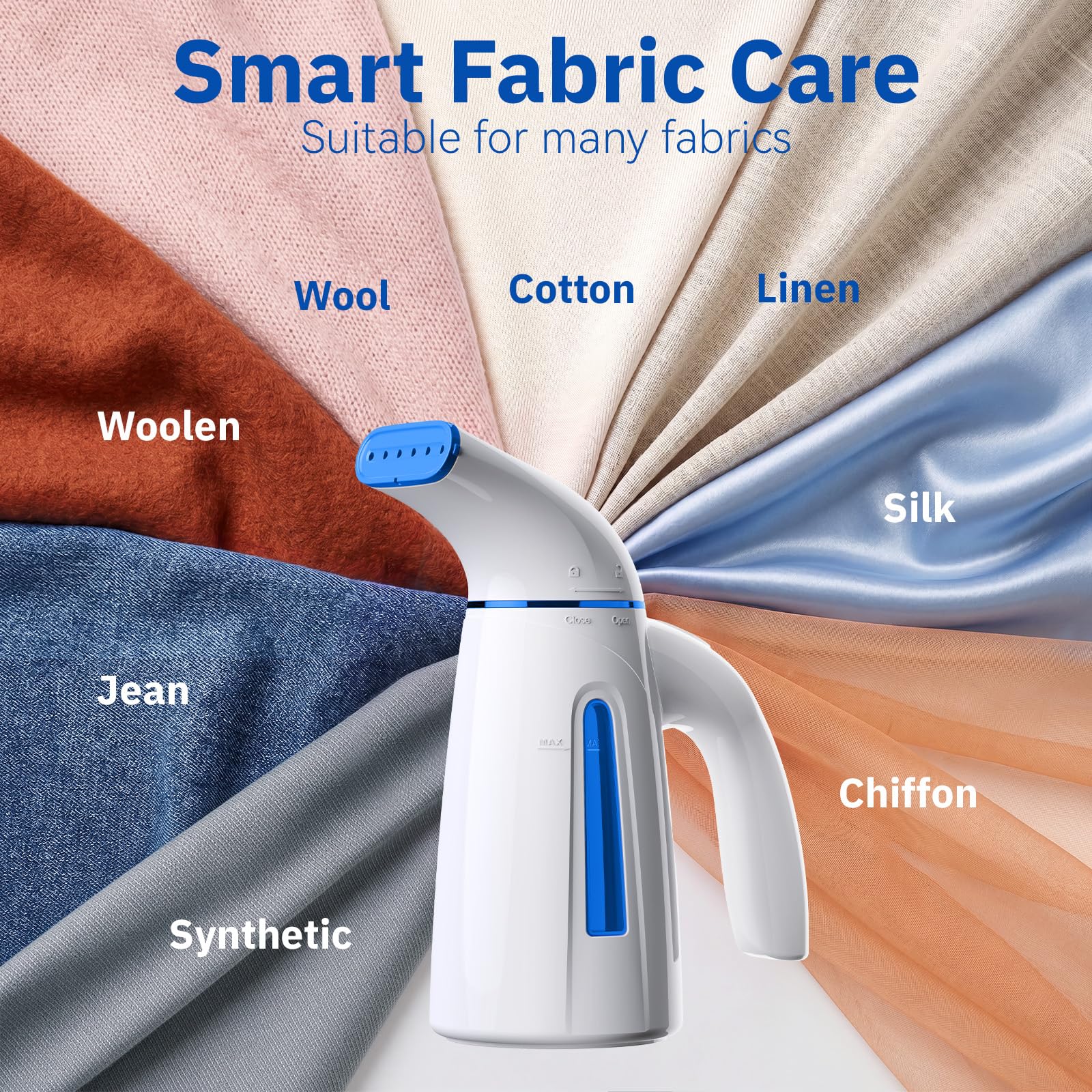 OGHom Steamer for Clothes, Handheld Clothing Steamer for Garment, 240ml Big Capacity 700W Portable