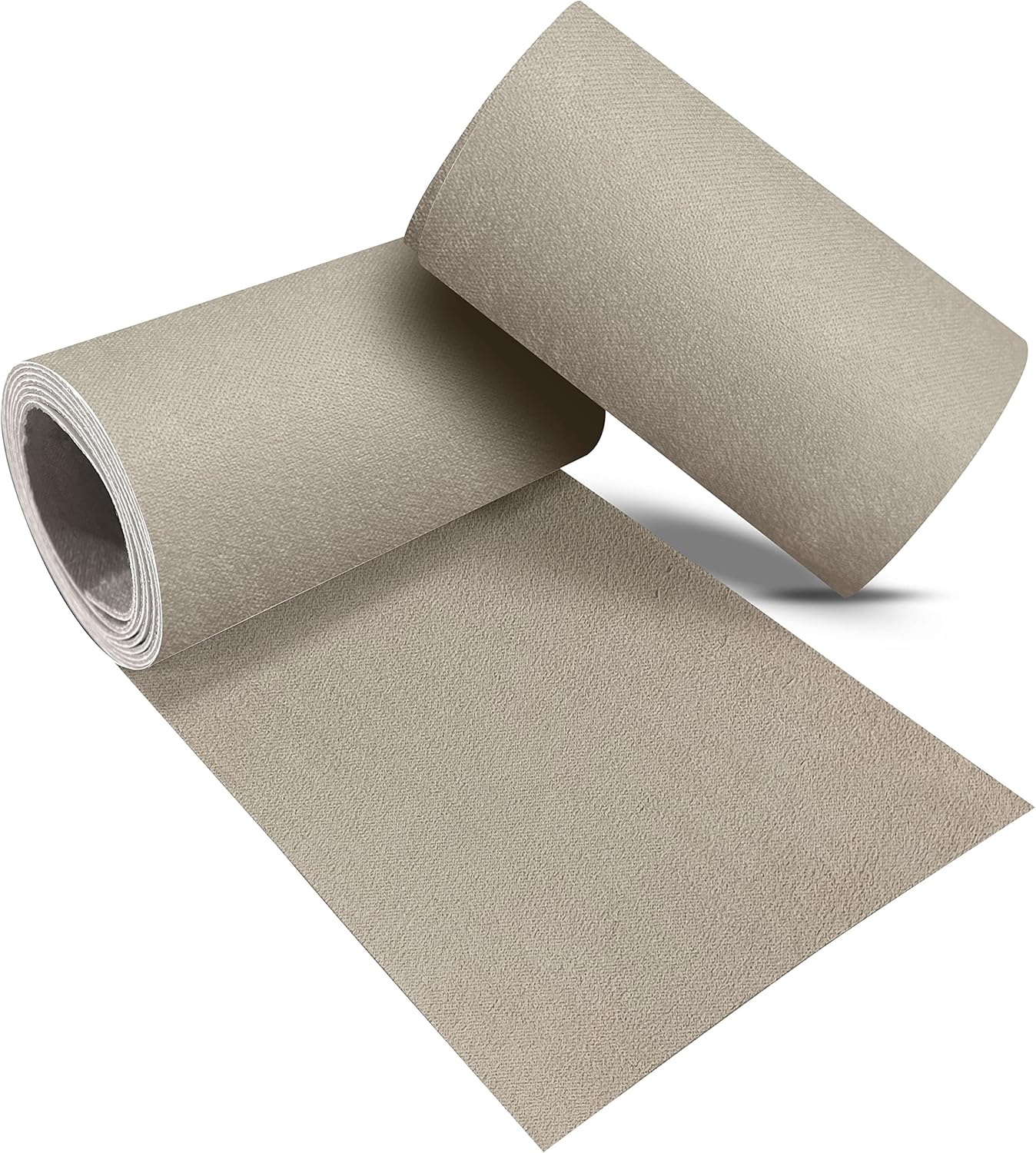 Velvet Repair Patch, Self-Adhesive Flannel Fabric Patch, Multi Colors, Microfiber Patch，Can be Used to Patch Sofas, Car Seats, Handbags, Jacket Holes and Tears (Light Khaki)