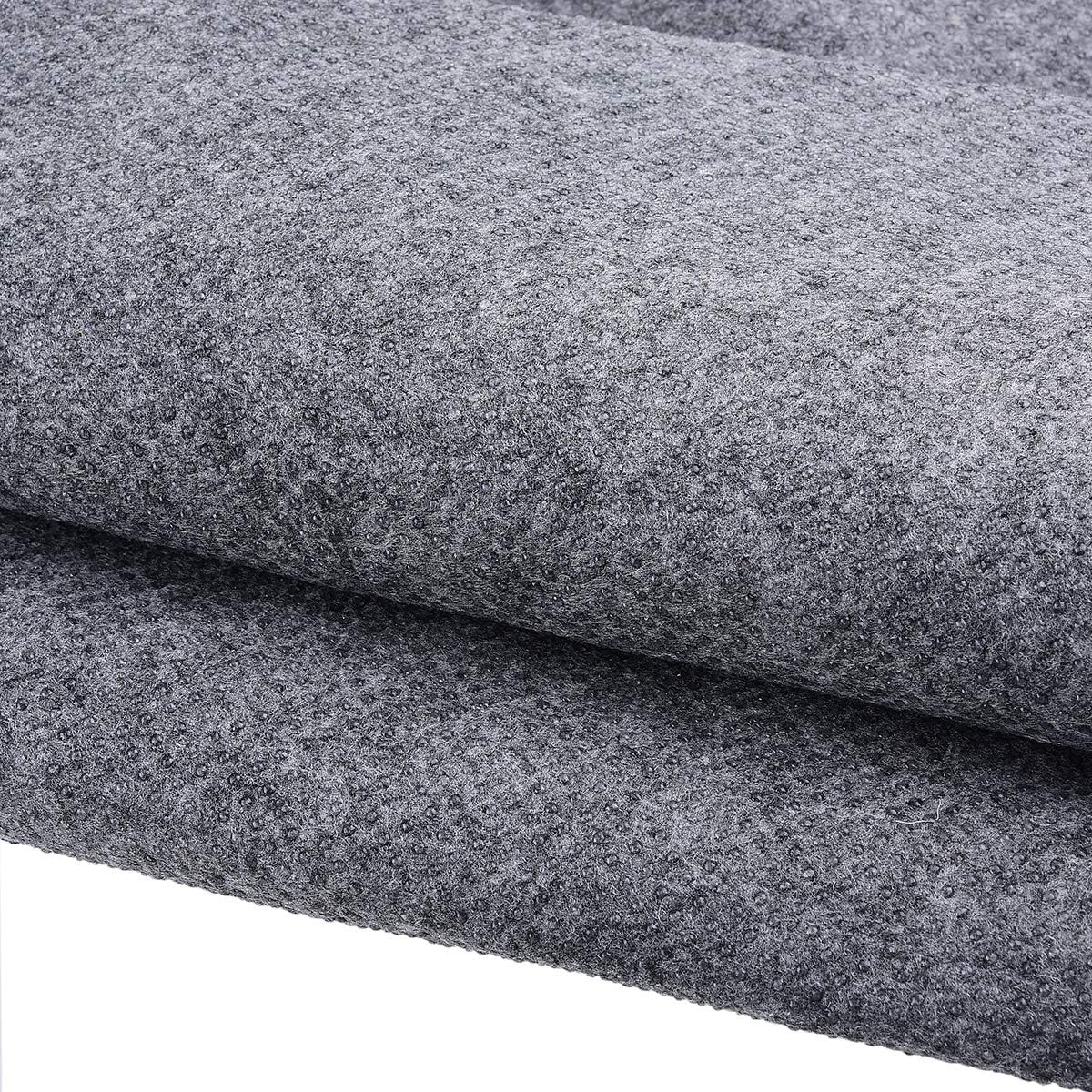 Ultra Strong Anti-Slip Thin Rug Felt Pad 5 x 8 Feet for Hardwood Floors, Non Slip Carpet Padding, Non Skid Area Rug Mat Keep Your Rugs in Place- Gray