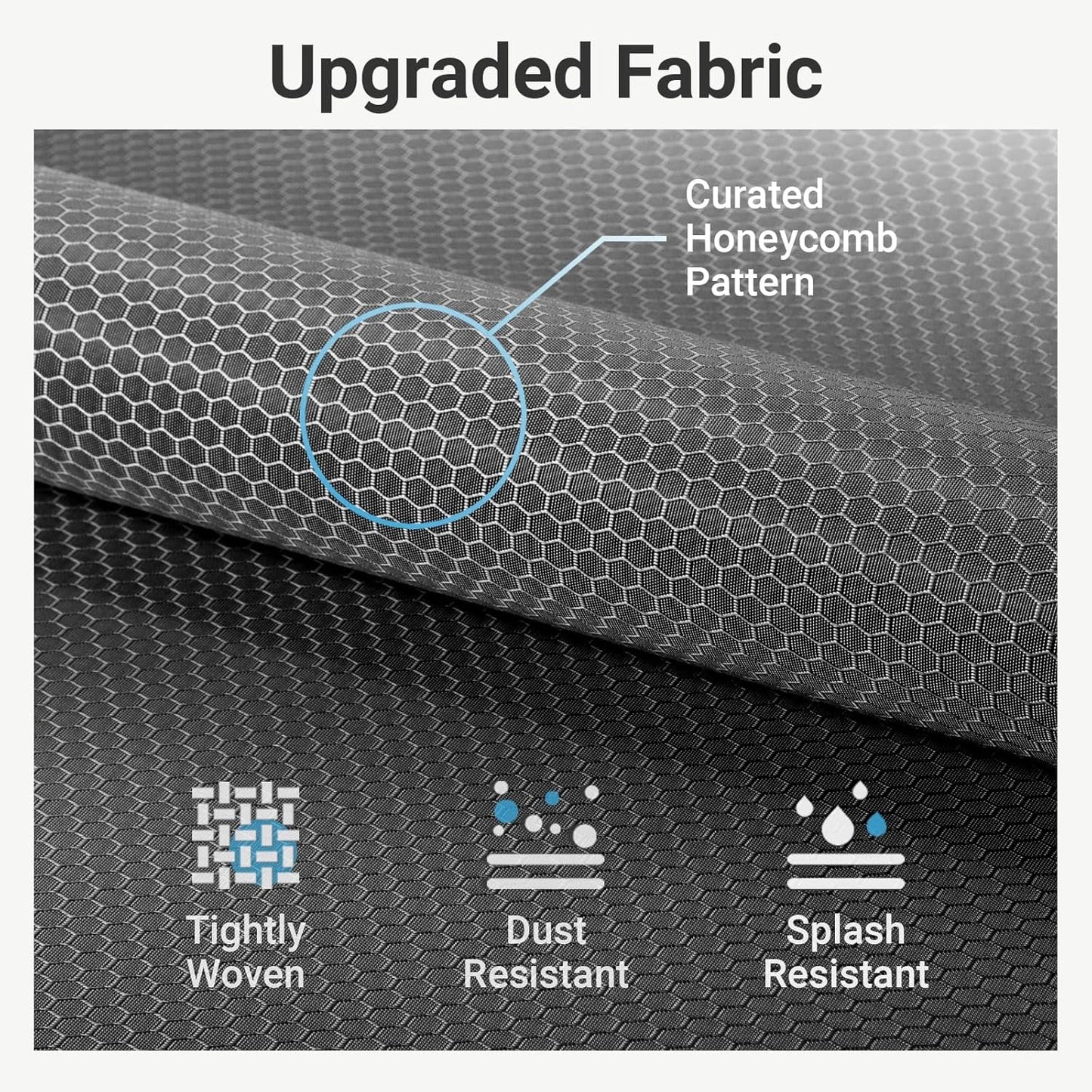 VIPEK V5C Covered Clothes Rack Heavy Duty Portable Closet Wardrobe, Freestanding Black Metal Clothing Rack with Grey Oxford Fabric Cover, Adjustable Custom Closet Rack, 57.9" Lx17.3 Wx76.4 H (Medium)