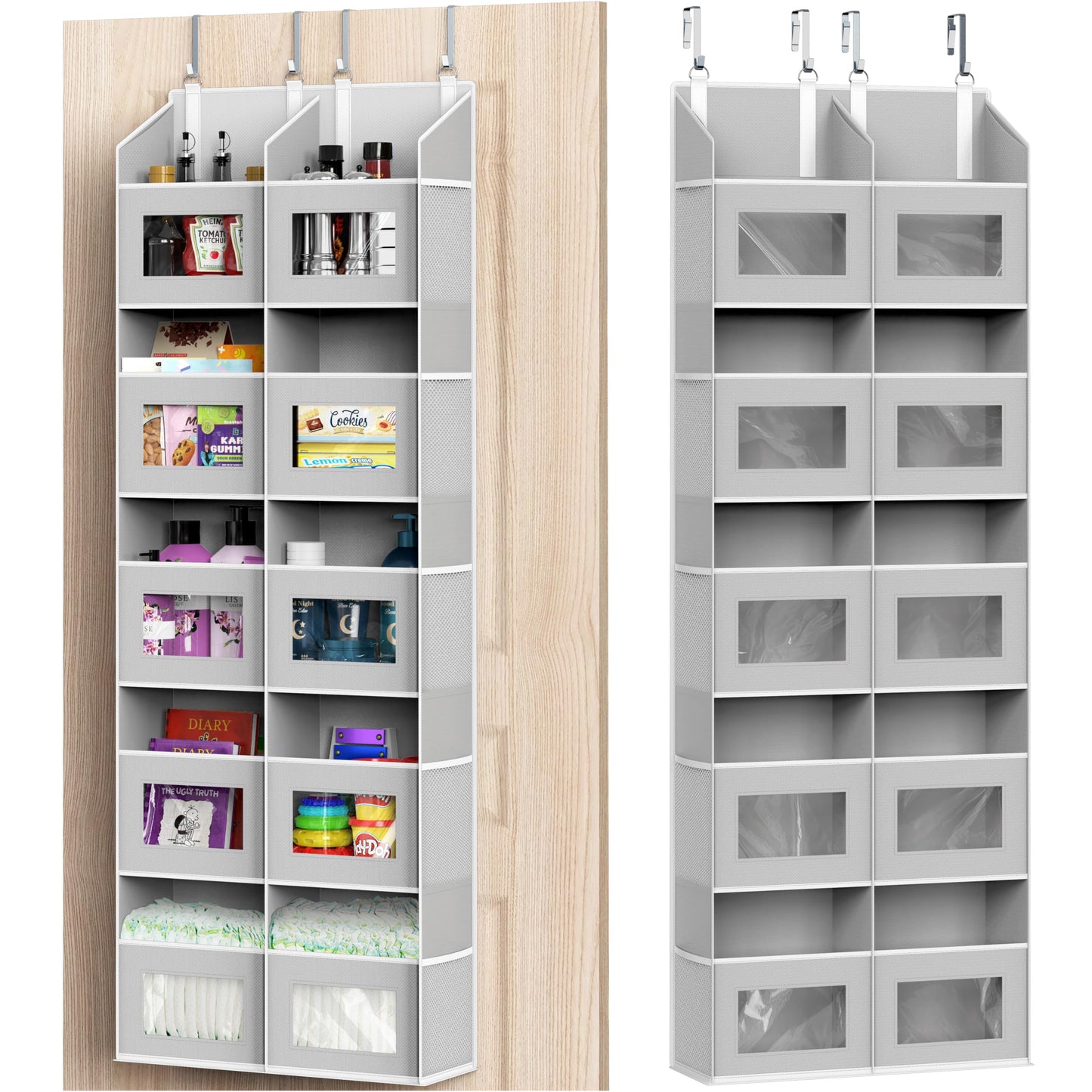 Simple Houseware Extra Large Heavy Duty 10 Pockets Over the Door Organizer
