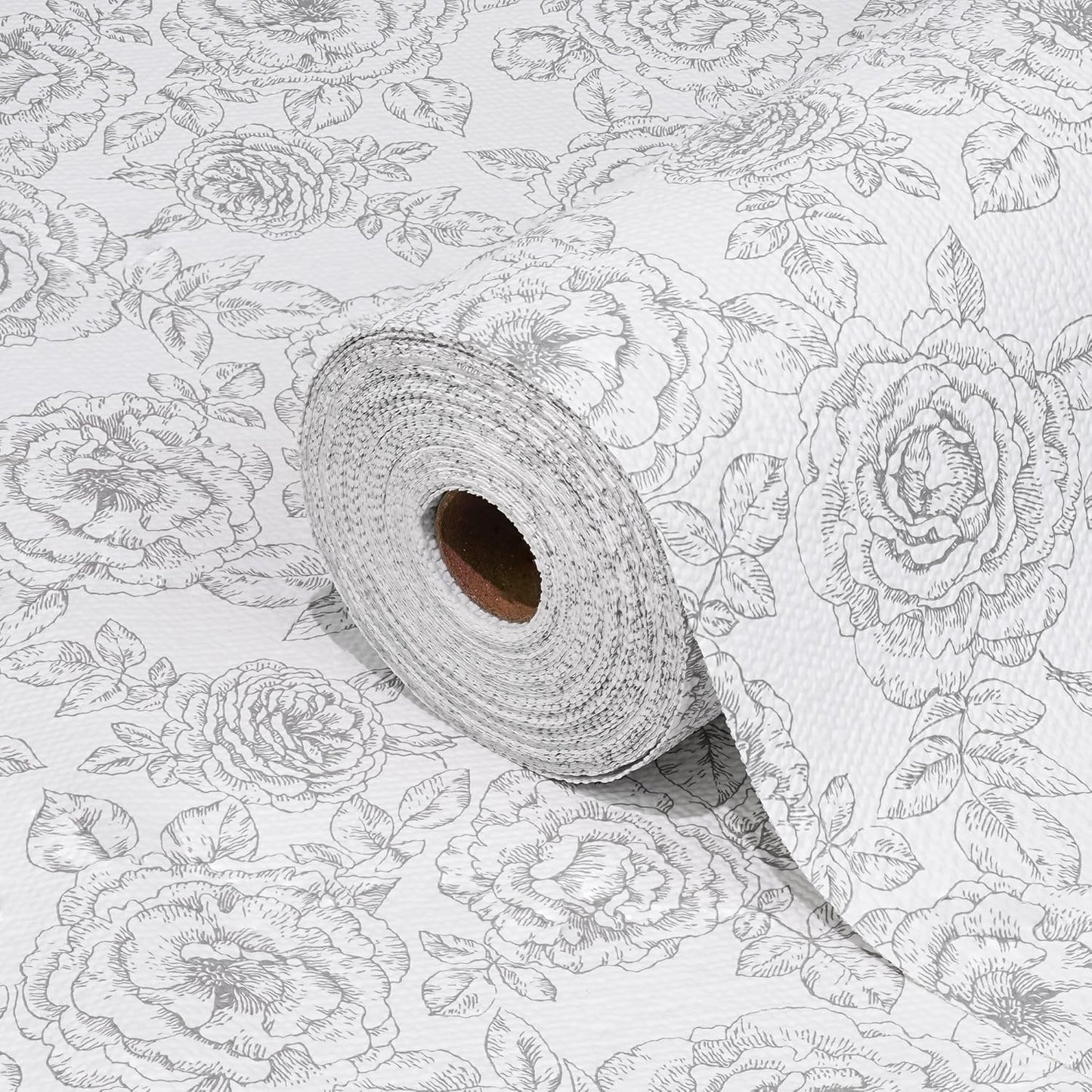 Drawer and Shelf Liner for Kitchen Cabinets Non-Adhesive, Non-Slip Cabinet Liner Shelf Paper Strong Grip Waterproof Easy to Clean for Kitchen Shelves Cupboard, Flower,12IN X 30FT