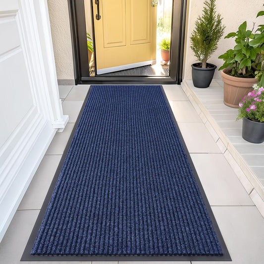 OLANLY Front Door Mat Indoor Outdoor Entrance, Waterproof Heavy Duty Doormat, Fade Resistant, Low
