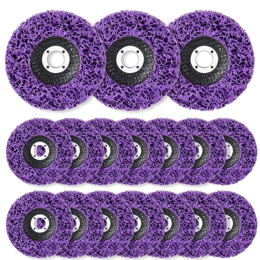 14 Pack Paint Eater Strip Disc Angle Grinder Rust Removal Disc Paint Stripper for Metal Paint Stripper Tool Rust Remover Angle Grinder Attachments Abrasive Wheels & Discs (4" x 5/8")