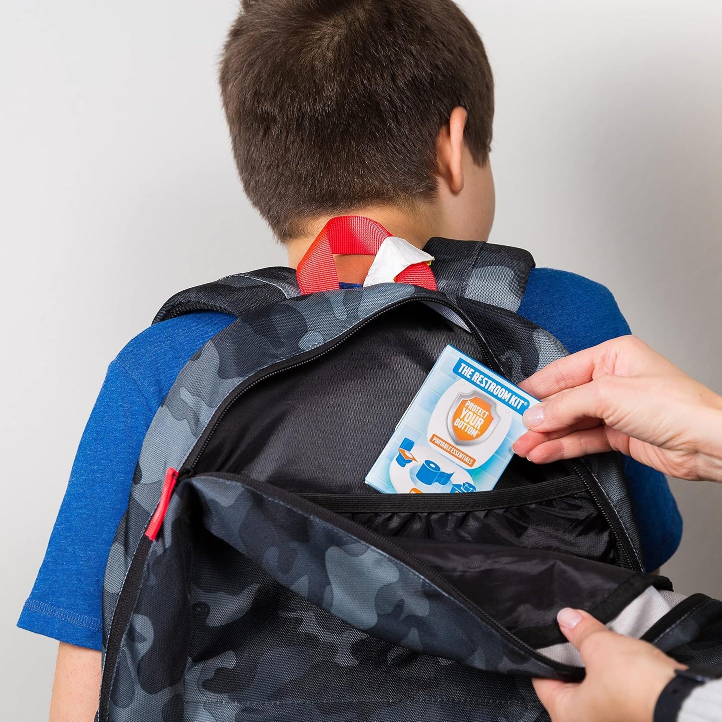 The Restroom Kit Great for Travel (30-Pack) Portable Disposable Oversized Toilet Seat Cover, 3ft 3Ply Toilet Paper, Hand & Flushable Tush Wipe