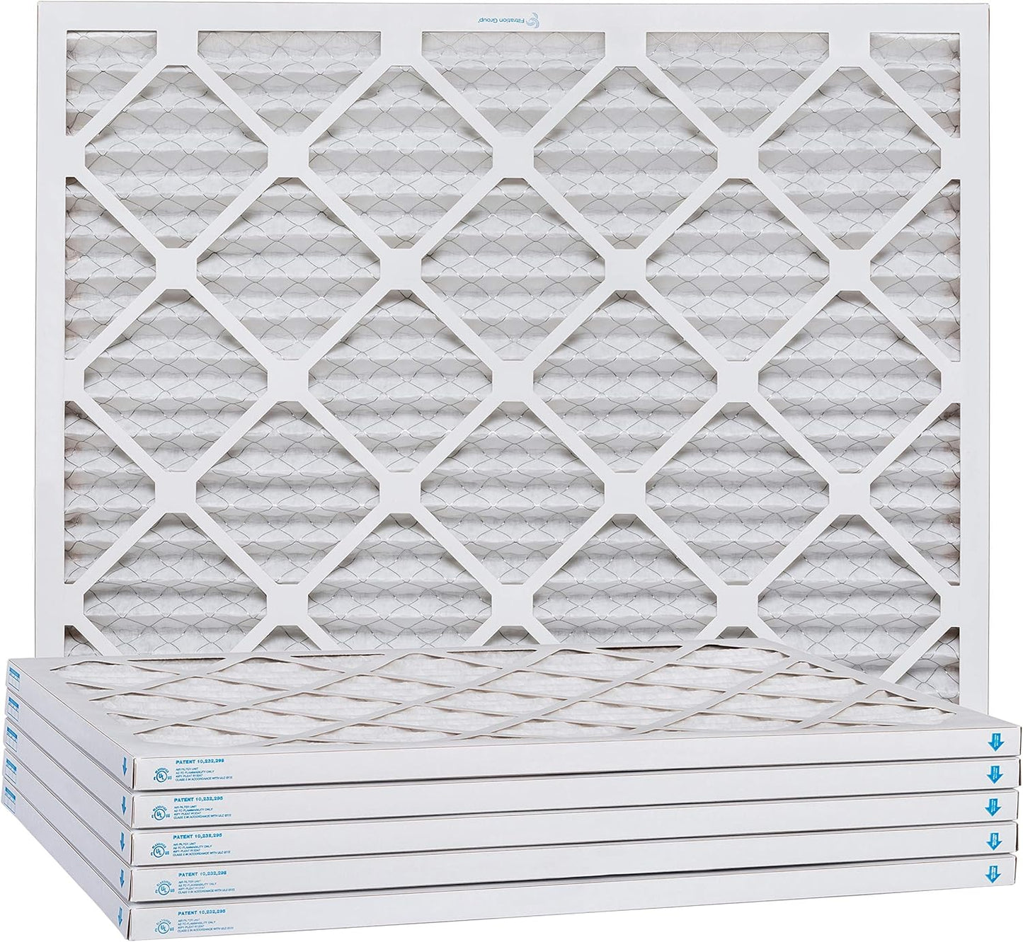 Aerostar 6x10x1 MERV 11, Pleated Air Filter, 6x10x1, Box of 6, Made in the USA