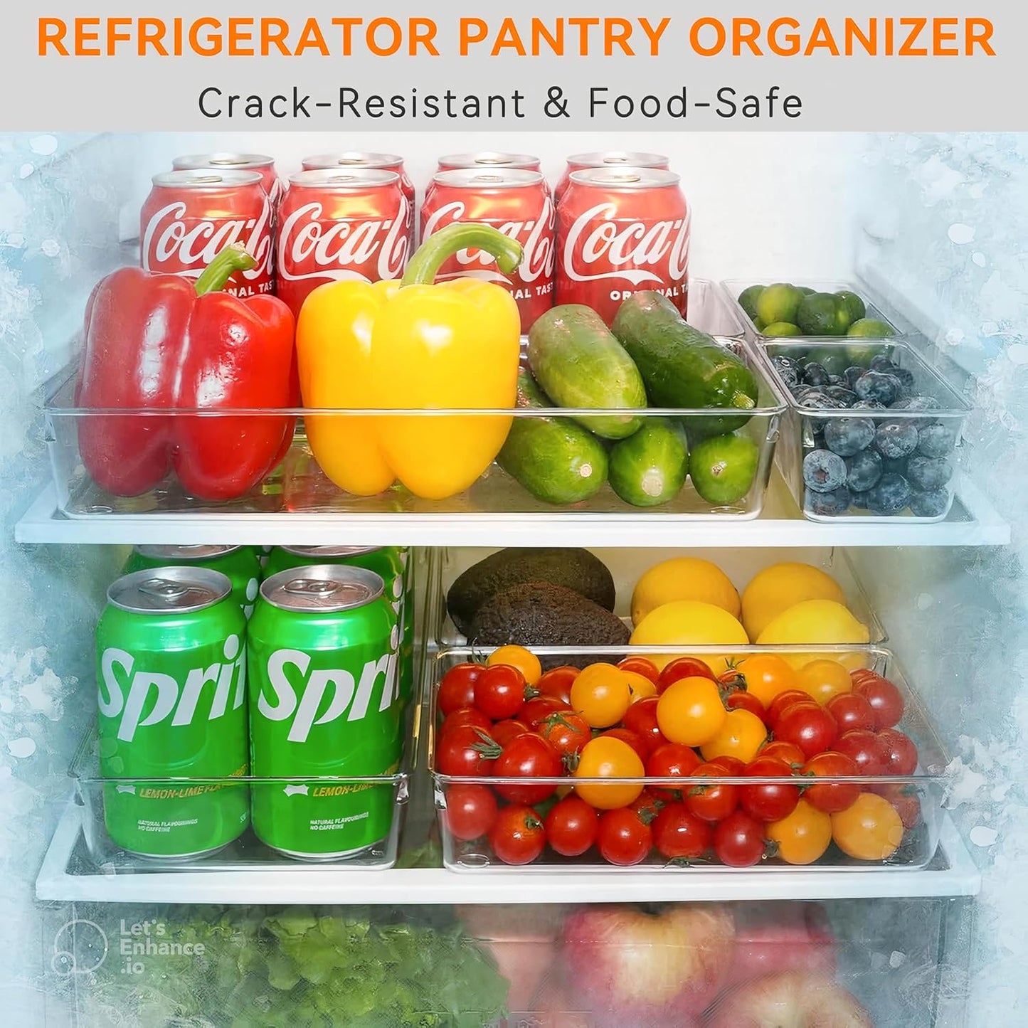 6 Pack Large Clear Plastic Drawer Organizer Trays – Non-Slip Storage Bins for Kitchen Utensils, Makeup, Jewelry, Bathroom, and Office Desk – Multi-Use Plastic Drawer Dividers for Home Organization