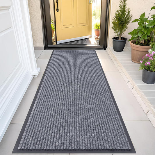 OLANLY Front Door Mat Indoor Outdoor Entrance, Waterproof Heavy Duty Doormat, Fade Resistant, Low