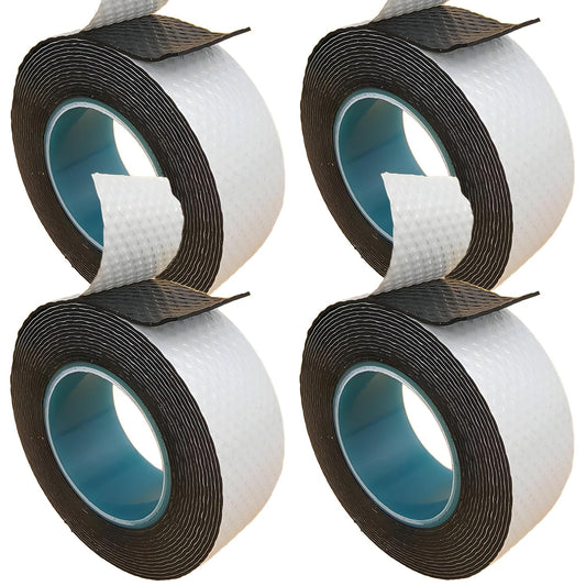4 Rolls Butyl Rubber Self-Fusing Tape | IP67 Waterproof & 35KV Insulated | Extreme Cold/Hot