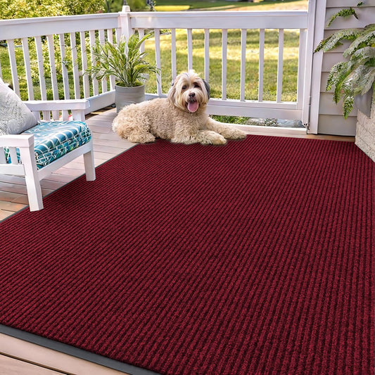 OLANLY Front Door Mat Indoor Outdoor Entrance, Waterproof Heavy Duty Doormat, Fade Resistant, Low