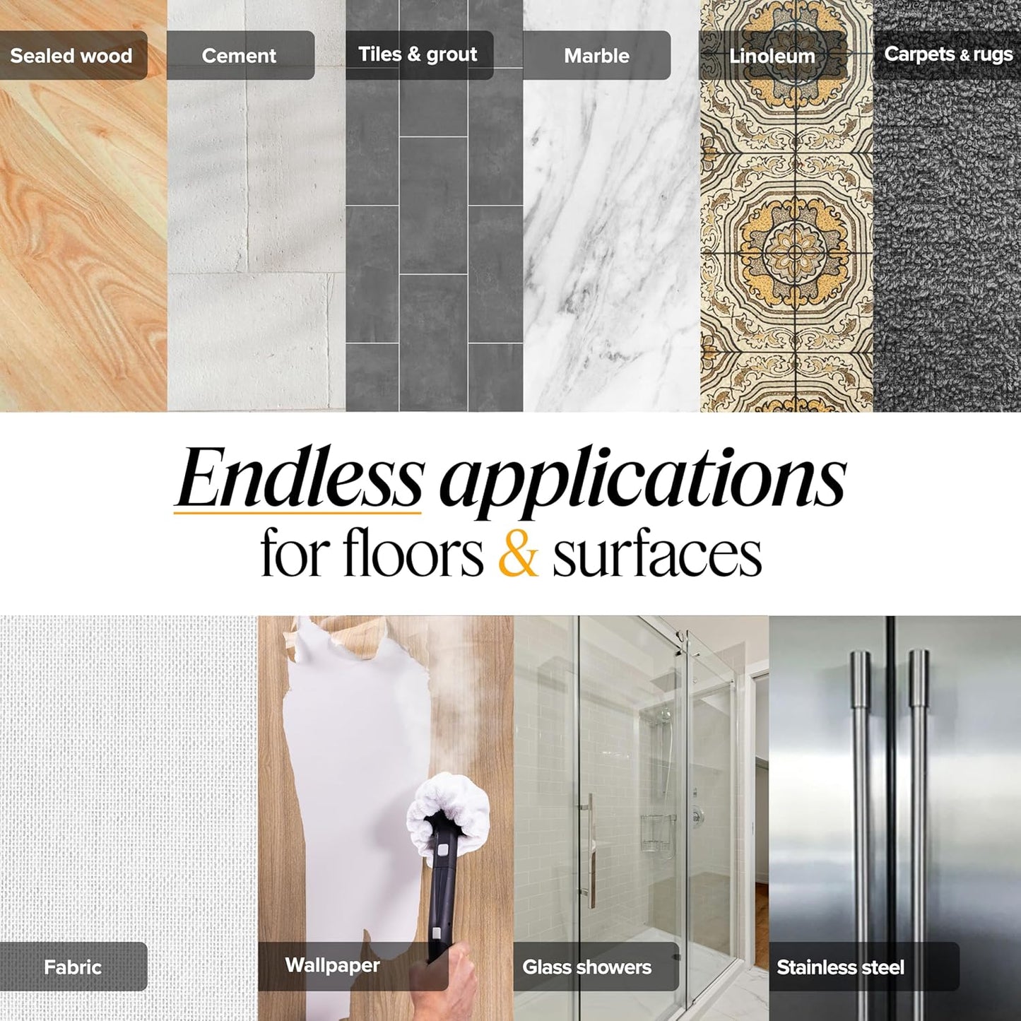 Dupray Neat Plus Steam Cleaner with 18-Piece Accessory Kit (incl. the Awesome Bag) A powerful multi-purpose steamer. *Kills 99.9% of Bacteria & Viruses