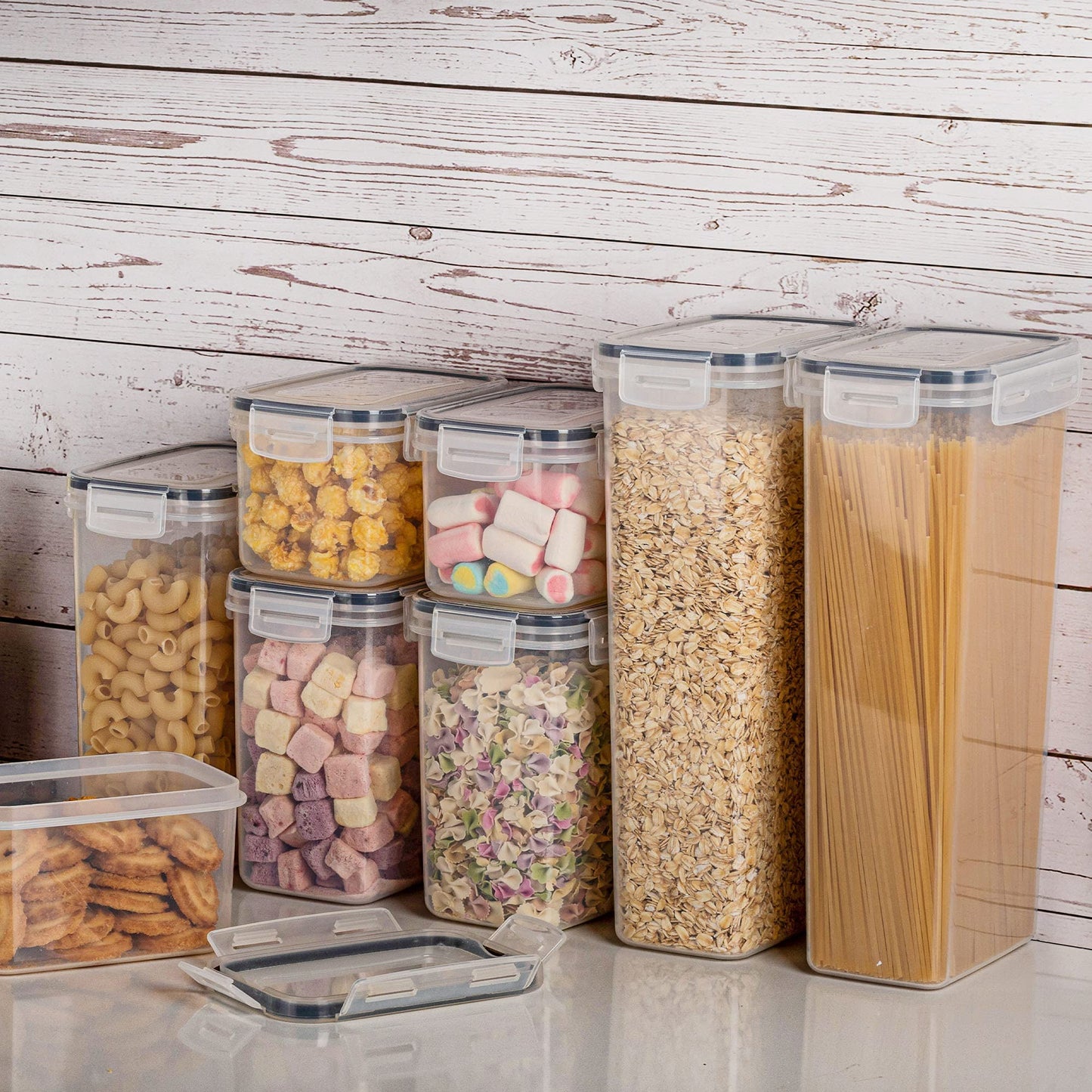 Vtopmart 32pcs Airtight Food Storage Containers Set, BPA Free Plastic Kitchen and Pantry
