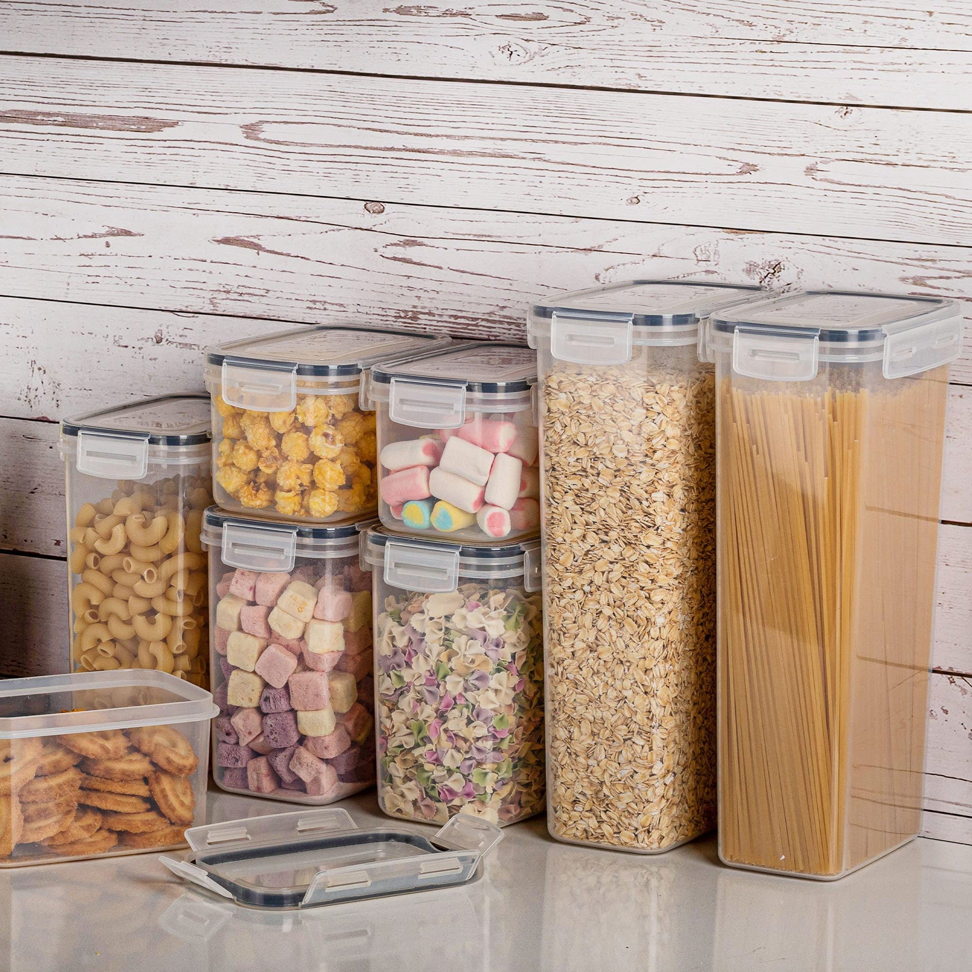Vtopmart 32pcs Airtight Food Storage Containers Set, BPA Free Plastic Kitchen and Pantry
