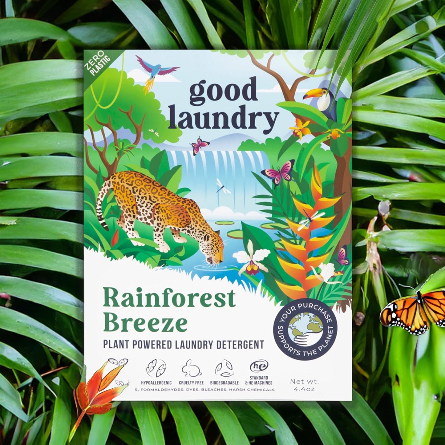 Good Laundry Rainforest Breeze Detergent Sheets, & Dryer Sheet Bundle - No Plastic Jugs, Eco-Friendly, Zero Harsh Chemicals, Hypoallergenic - Based in the USA