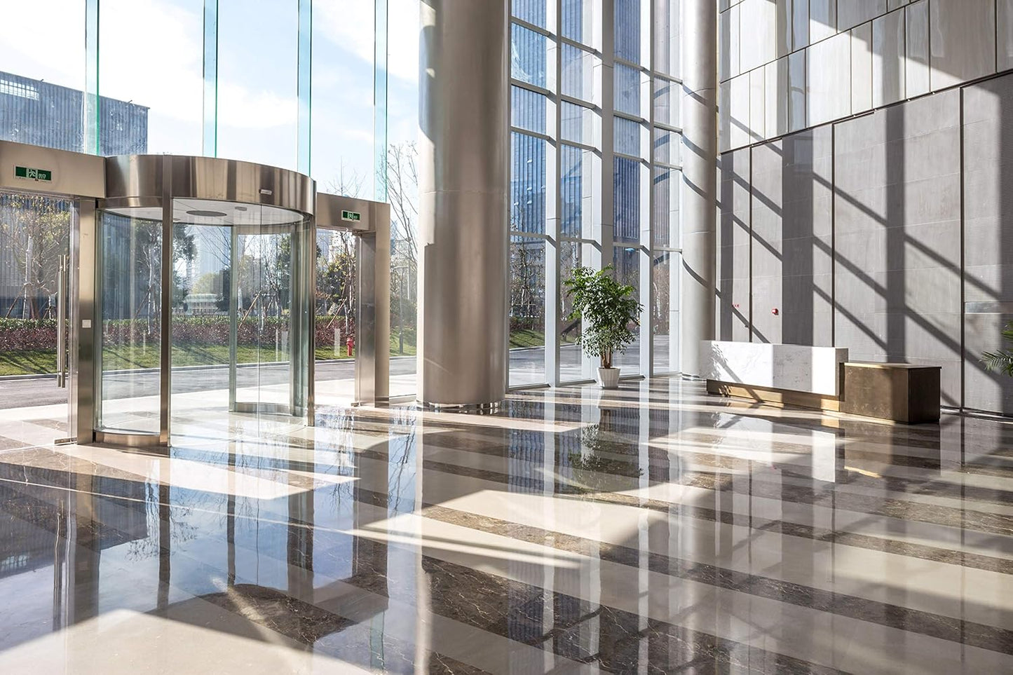 Clean-X New REPEL Glass and Surface Cleaner with Barrier Technology- 32 fl. oz. – 12 Pack Cleans and repels water and soil- Professional Cleaners by UNELKO Pro