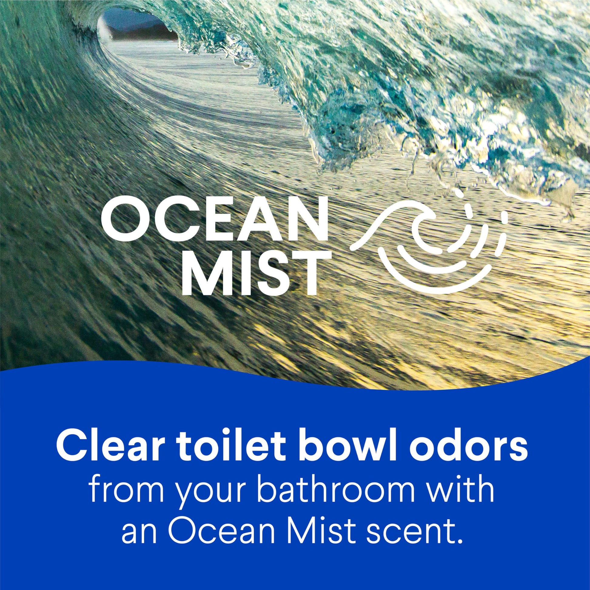 Clorox Toilet Bowl Cleaner Clinging Bleach Gel, Kills 99.9% of Bacteria and Viruses, Ocean Mist, 24