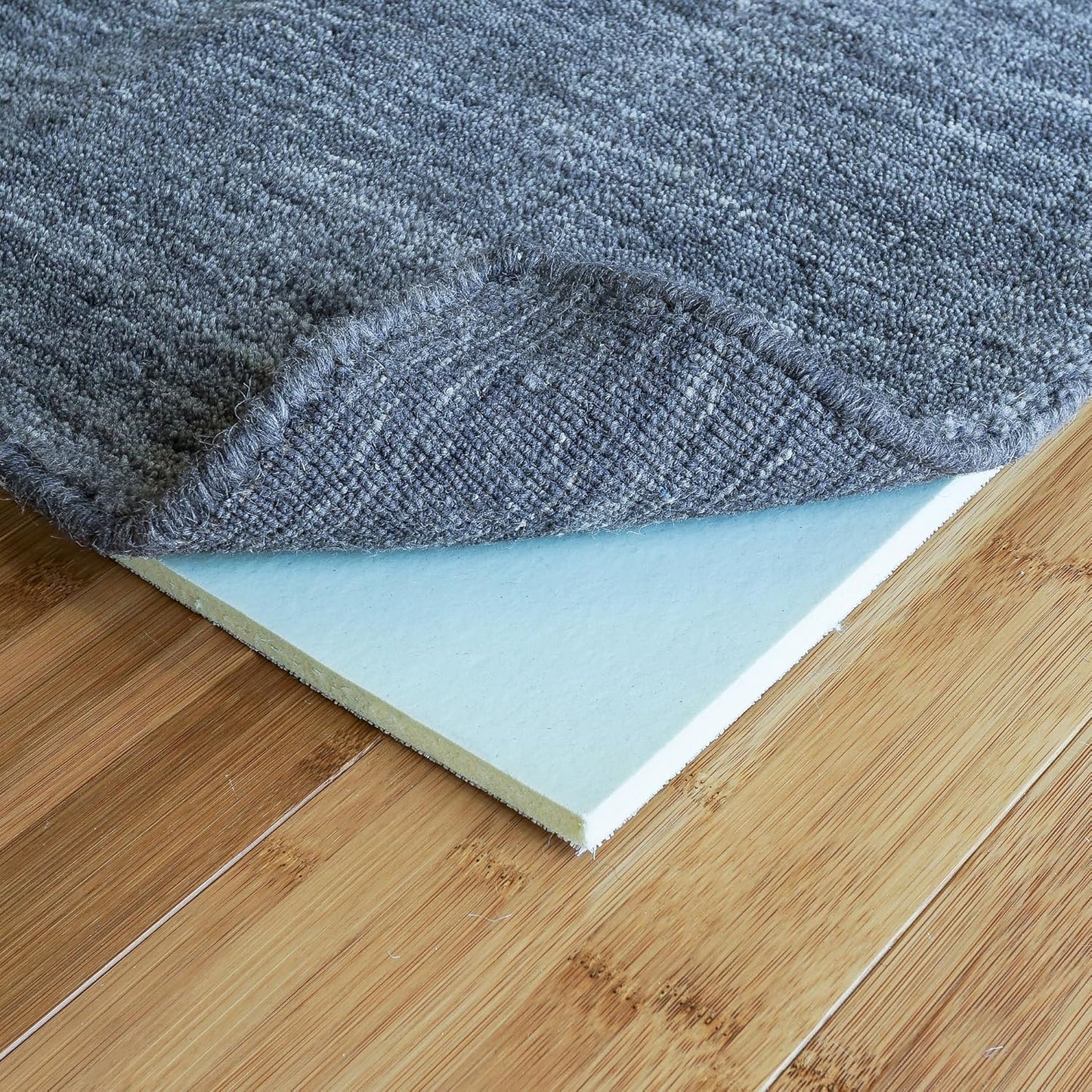 RUGPADUSA - Cloud Comfort Memory Foam - 8' Square - 7/16" Thick - Luxurious Cushioned Rug Pad - Water Resistant