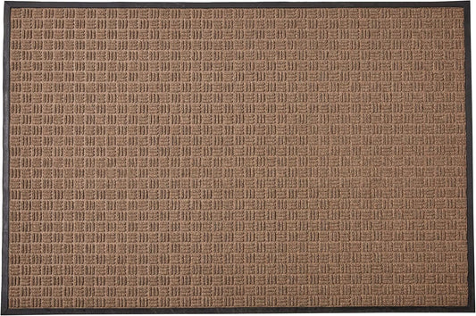 Kempf Water Retainer Entrance Mat, Indoor Outdoor Rubber Rug, Moisture Trapping, Absorbent Mat (4'