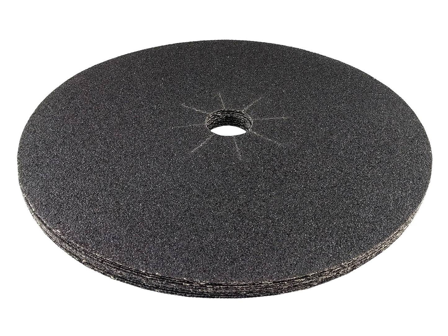 Starcke 16'' x 2'' Silicon Carbide Slotted Edger Floor Sanding Discs (10 Pack, 40 Grit)